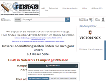 Tablet Screenshot of messer-ferrari.ch